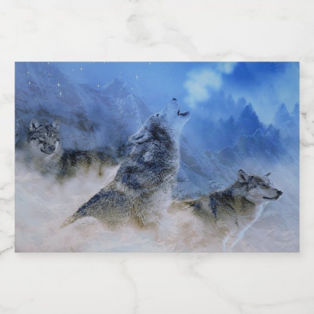 Wolf Spirits Food Label (Single Label)