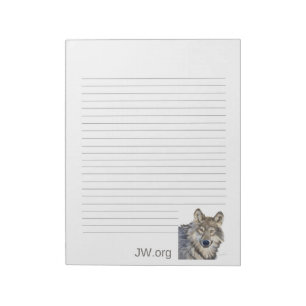 Wolf Stationary  Notepad
