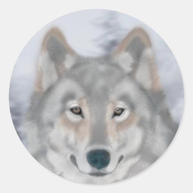 Wolf Sticker (Front)