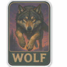 Wolf Sticker