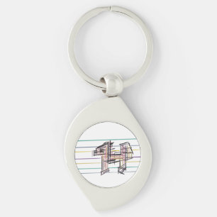 Wolf summer joy key ring