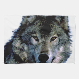 Wolf Tea Towel