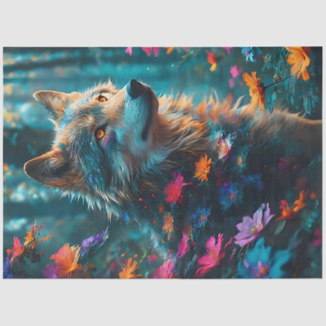 Wolf Tissue Paper (Front)