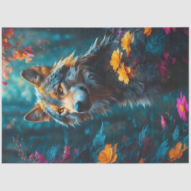 Wolf Tissue Paper (Front)