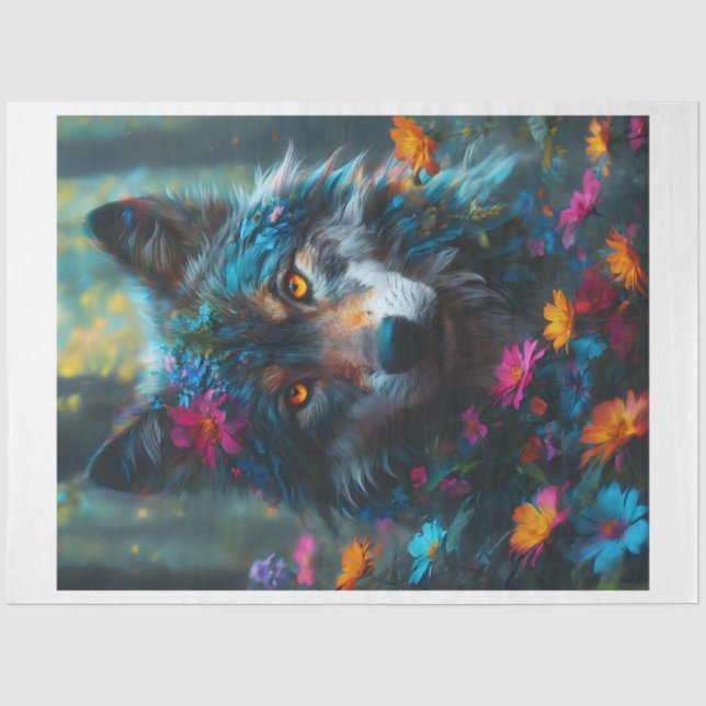 Wolf Tissue Paper (Front)