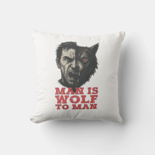 Wolf to Man Cushion