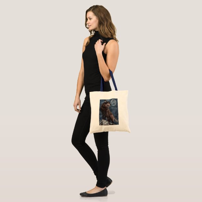 Wolf Tote Bag (Front (Model))