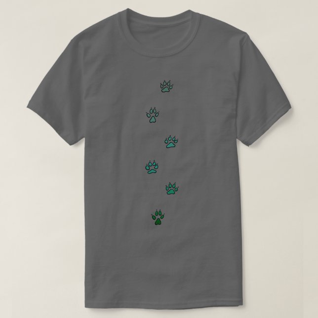 wolf tracks T-Shirt (Design Front)
