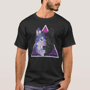 Wolf Triangle Wilderness Wolves Wild Animals Fores T-Shirt