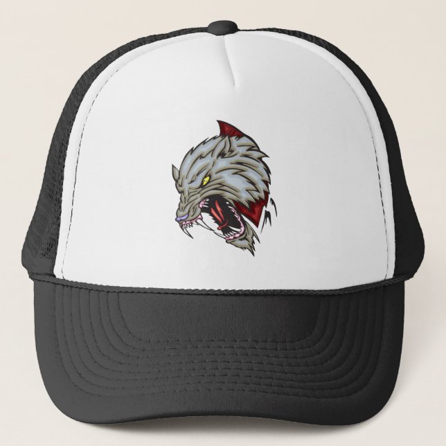 Wolf Trucker Hat (Front)