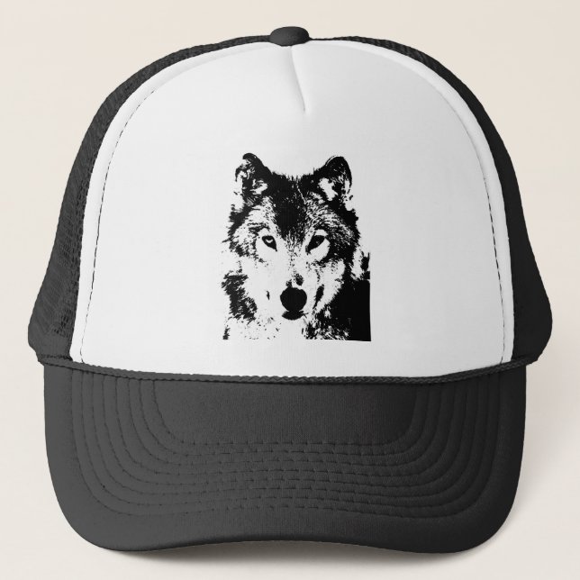 Wolf Trucker Hat (Front)