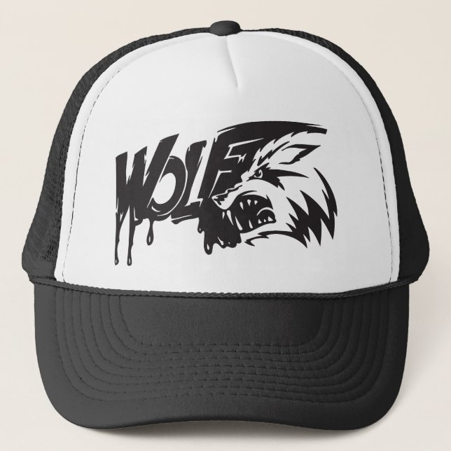 Wolf Trucker Hat (Front)
