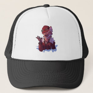 wolf trucker hat