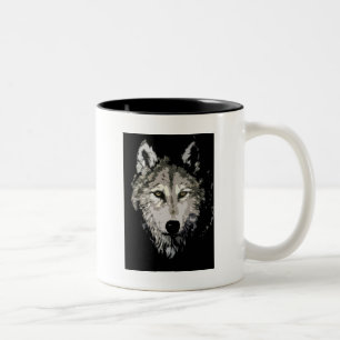 Wolf Two-Tone Coffee Mug