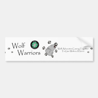Wolf Warriors Bumper Sticker