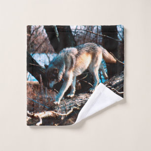 Wolf Wash Cloth