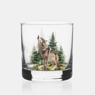 Wolf Whiskey Glass