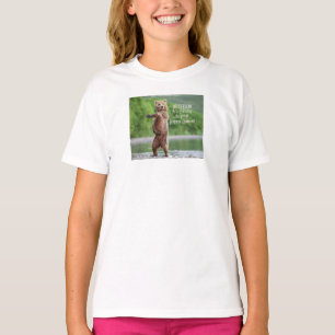 "Wolf Whispers: Holiday Quotes Women's Tee" T-Shirt