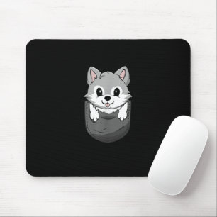 Wolf Wild Animal Lover Hunter Zoology Mouse Mat