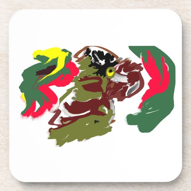 Wolf wild autumn now coaster (Front)