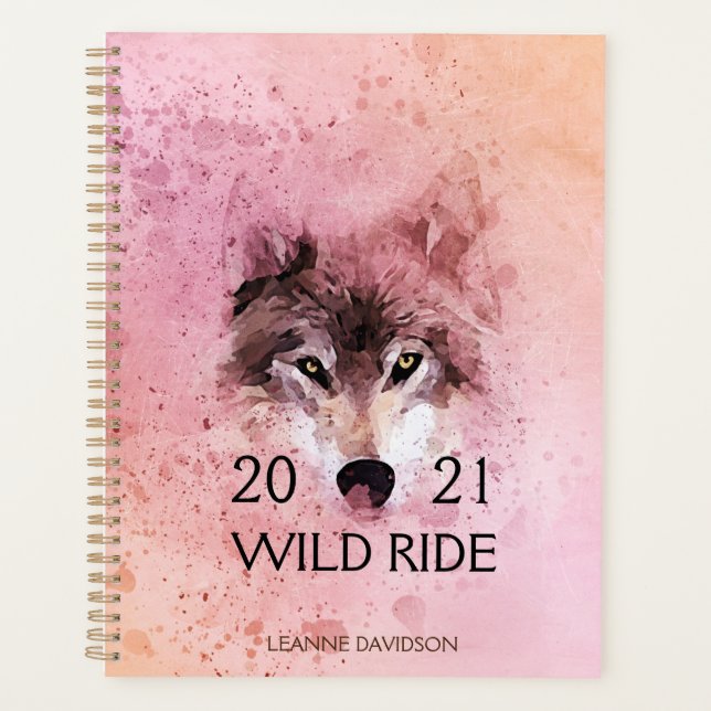 Wolf Wild Ride 2021 Nature Planner (Front)