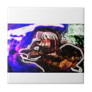 Wolf winter cool tile