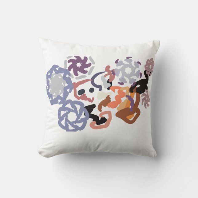 Wolf winter  cushion (Front)
