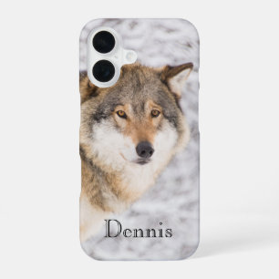 Wolf winter forest iPhone 16 case