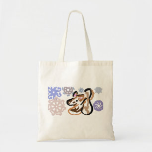 Wolf winter love tote bag