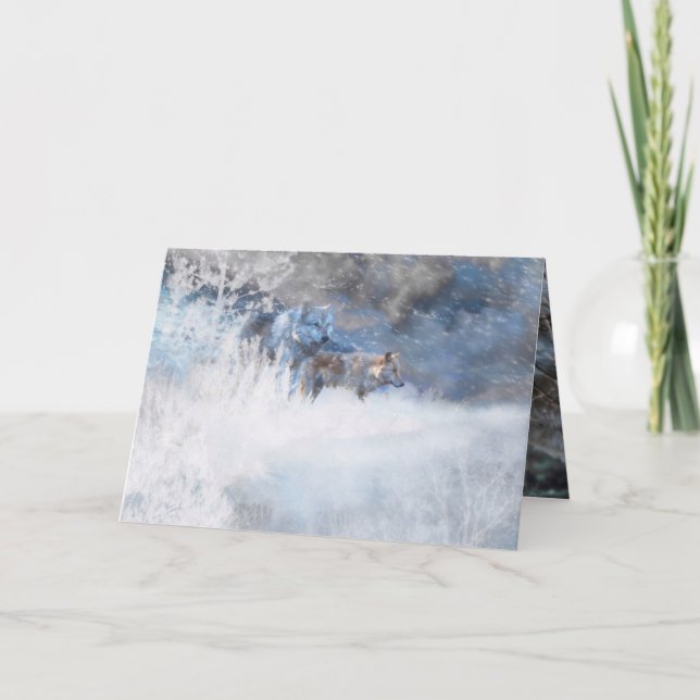 WOLF WINTER TERRITORIES CARD (Front)