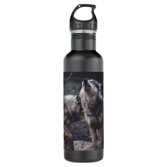 Wolf Wolf Wolf 710 Ml Water Bottle (Front)