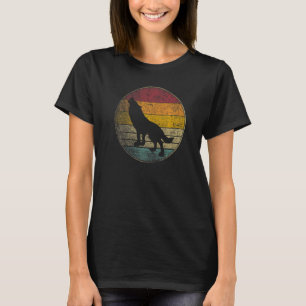 Wolf Wolves Love Sun Retro Vintage 70s 80s 90s T-Shirt