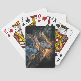 Wolf Wolves Mystical Magical Playing Cards