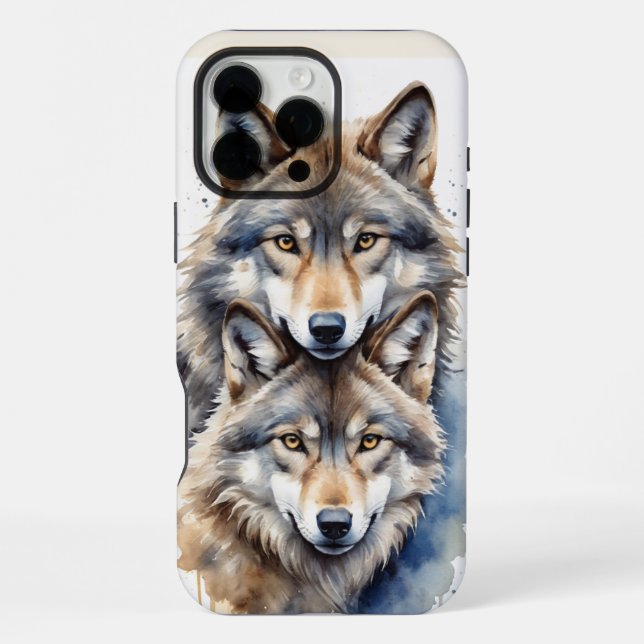 Wolf Wolves Wildlife Animal Nature  iPhone Case (Back)