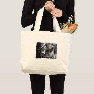 Wolf Woman T-Shirt – Wild Spirit One Cosmic Soul Large Tote Bag