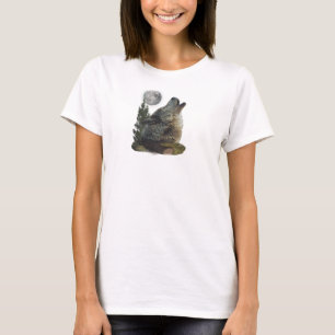 Wolf womans t-shirts