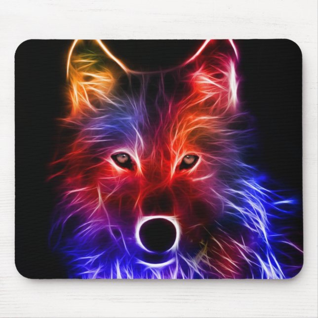 Wolf Wonder Mouse Mat (Front)