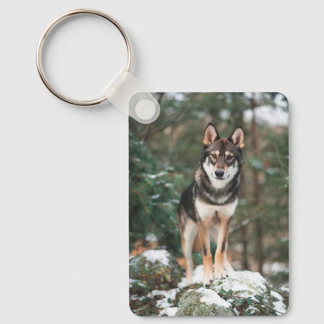 Wolfdog Key Ring (Front)