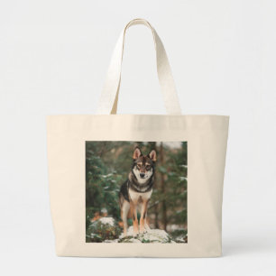 Wolfdog Large Tote Bag