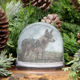 Wolfdog Snowglobe