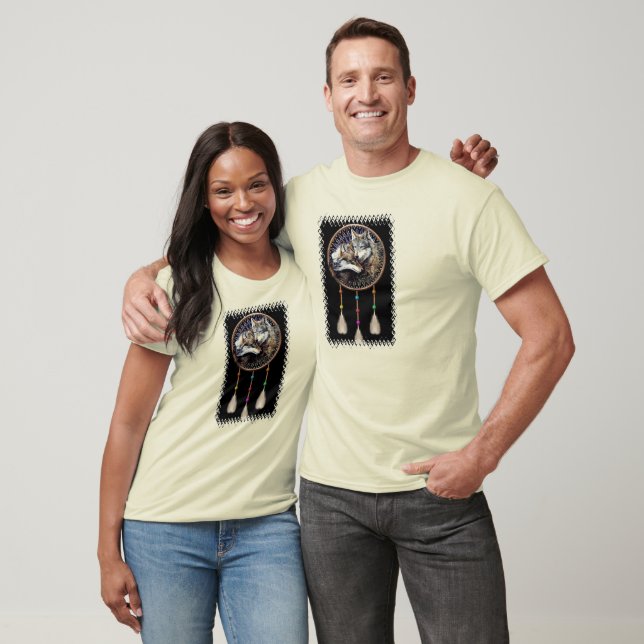 wolfDreamcatcher3 LNG SLV Shirt (Unisex)