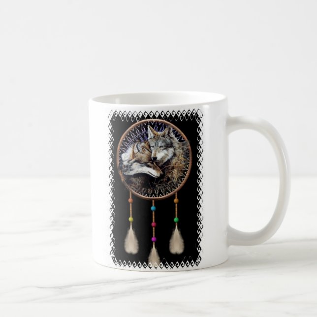 wolfDreamcatcher Coffee Mug (Right)