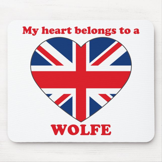 Wolfe Mouse Mat (Front)