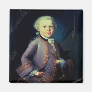 Wolfgang Amadeus Mozart , 1763 Magnet