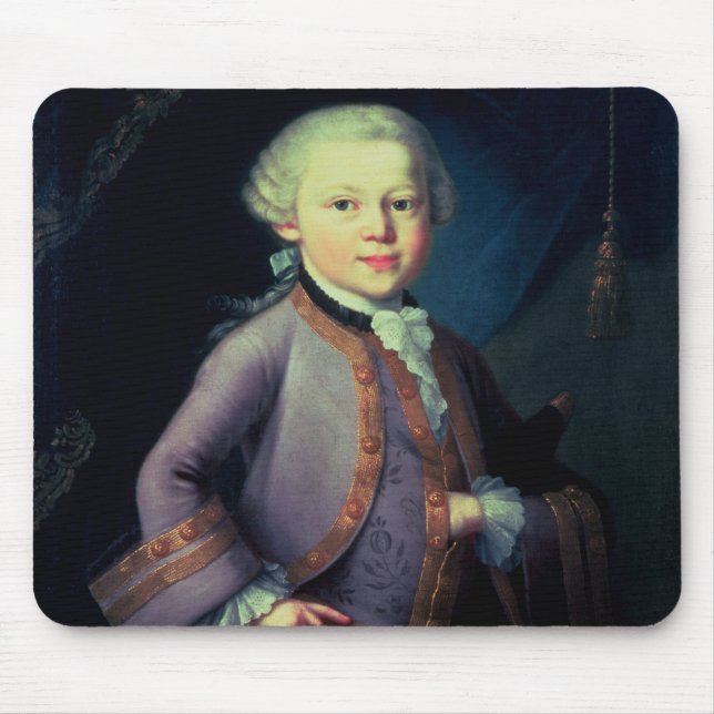 Wolfgang Amadeus Mozart , 1763 Mouse Mat (Front)