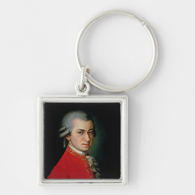 Wolfgang Amadeus Mozart, 1818 Key Ring (Front)