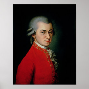 Wolfgang Amadeus Mozart, 1818 Poster