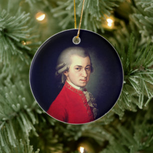 Wolfgang Amadeus Mozart 1819 – Barbara Krafft Ceramic Tree Decoration