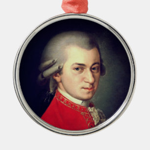 Wolfgang Amadeus Mozart 1819 – Barbara Krafft Metal Tree Decoration