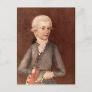 Wolfgang Amadeus Mozart, c.1780 Postcard